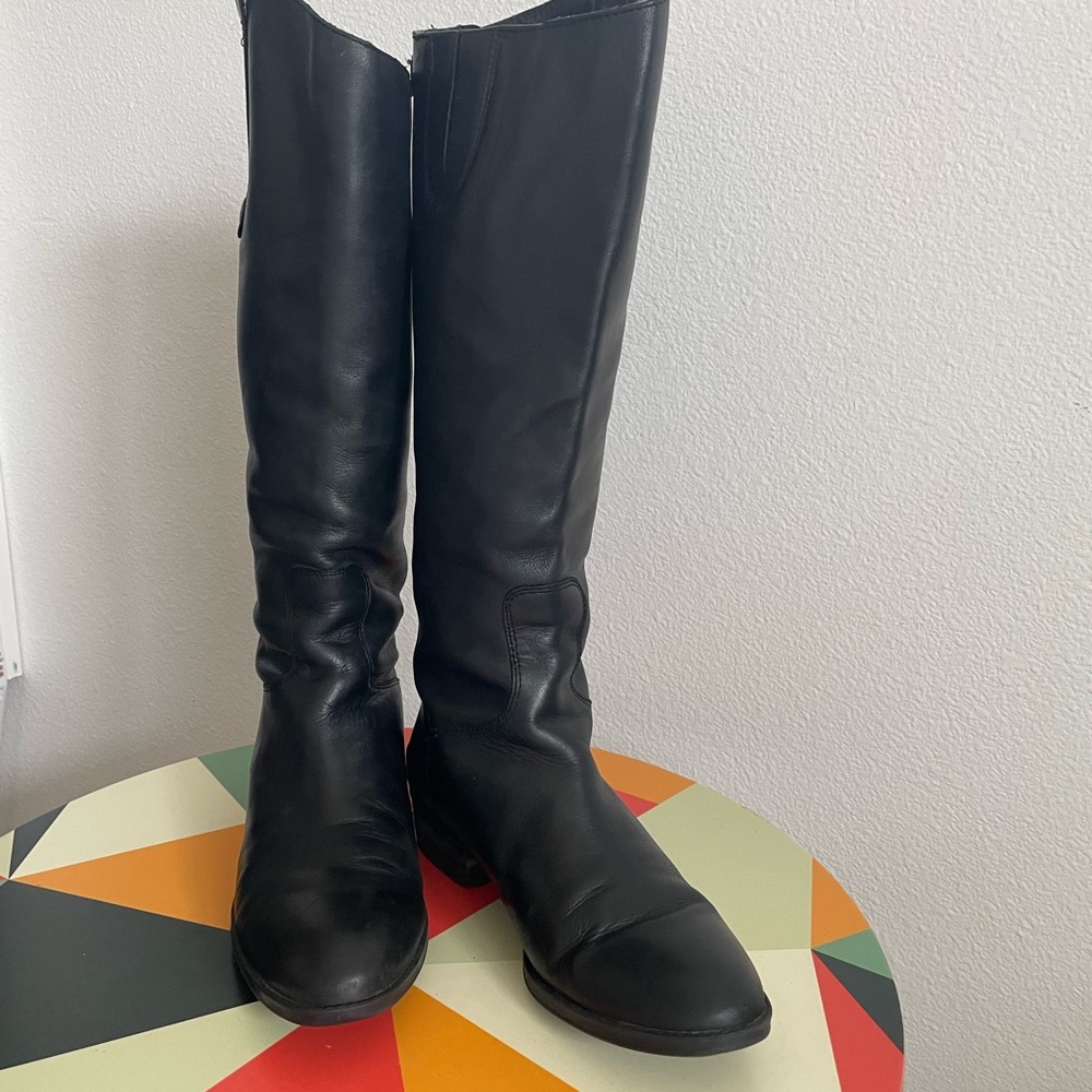 Sam Edelman Black Riding Boots, size 8.5